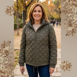 Parka Acolchada de Mujer...