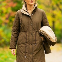 Parka Larga Acolchada con...