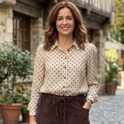 Blusa Camisera de Viella...